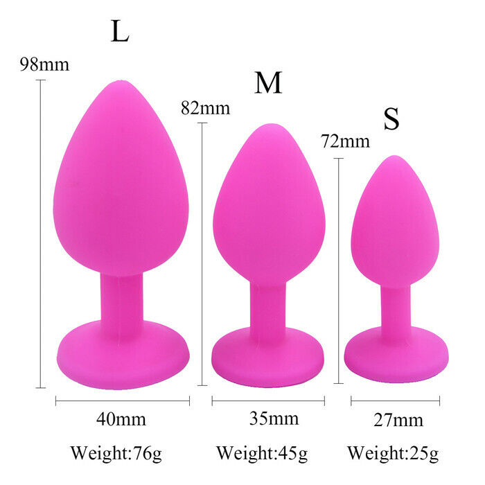 Aphrodite Luxury Silicone Gem Anal Plug