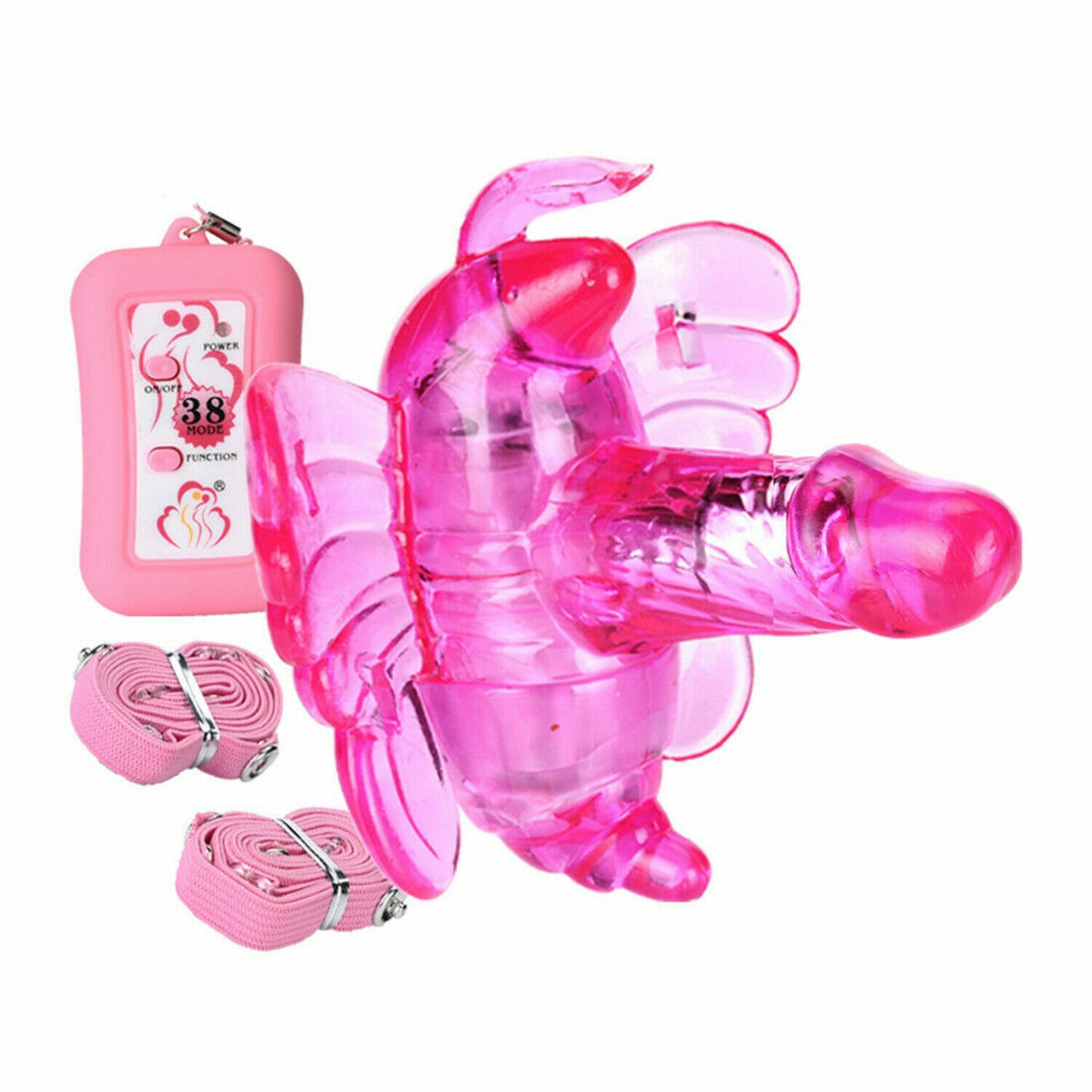 Wireless Wearable Butterfly Strap-on Dildo Vibrator For Women Couples Sex Toys