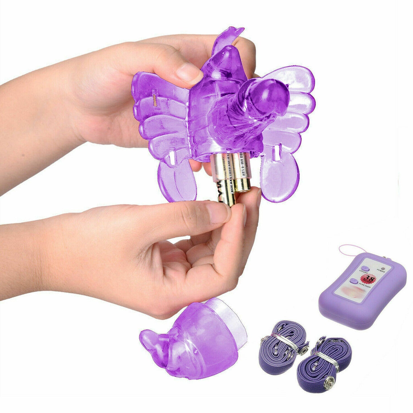 Wireless Wearable Butterfly Strap-on Dildo Vibrator For Women Couples Sex Toys