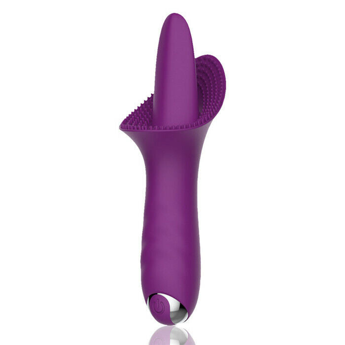Vibrating Magic Tongue Massager USB Electric Nipples Licker Vibrator Sex Toy