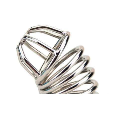 Bondage Impound Spiral Male Chastity Device Cage