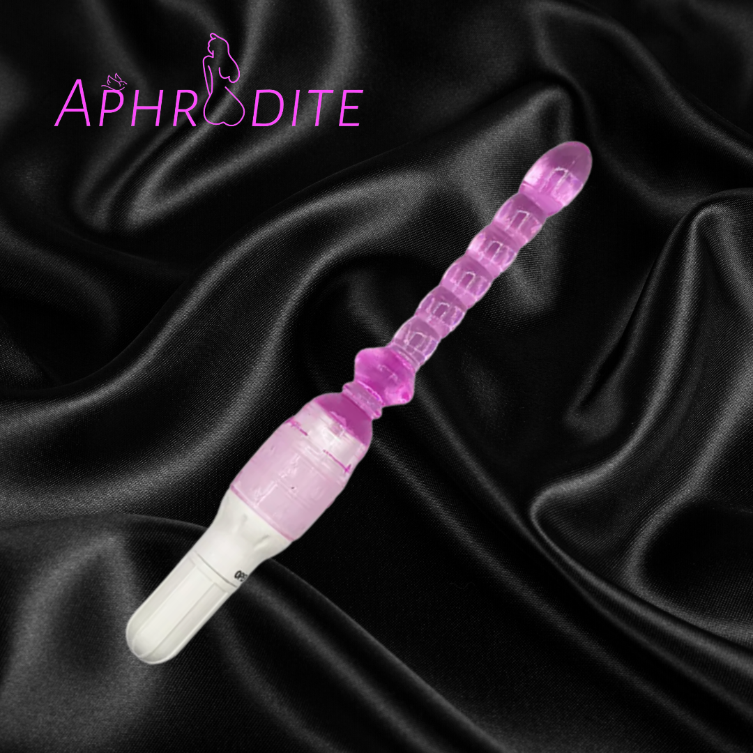 Essentials Vibrating Jelly Anal Beads