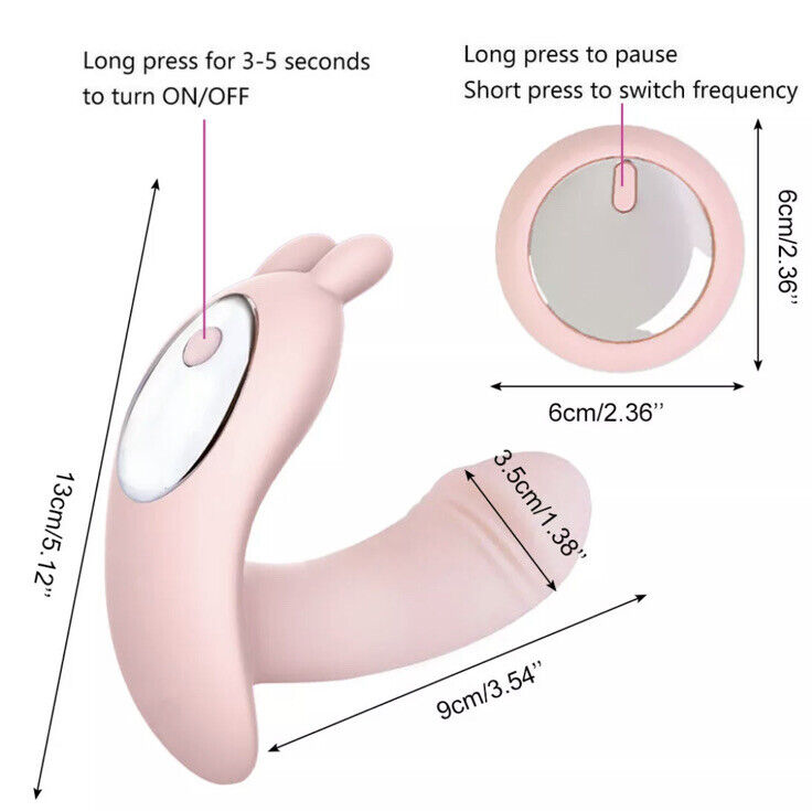 Wearable Butterfly Dildo Vibrator Wireless Remote Control Adult Sex Toys