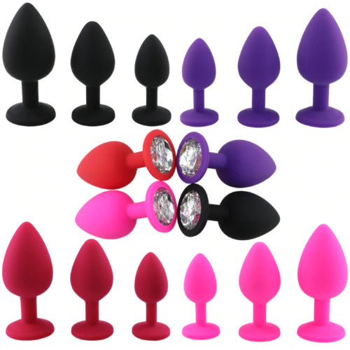 Aphrodite Luxury Silicone Gem Anal Plug