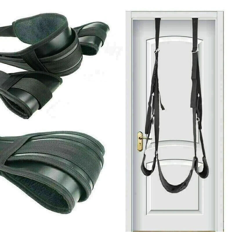 Door Sex Swing Couple Love Leather Hanging Bondage Restraints Leg Spreader BDSM