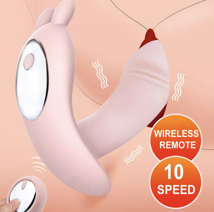 Wearable Butterfly Dildo Vibrator Wireless Remote Control Adult Sex Toys