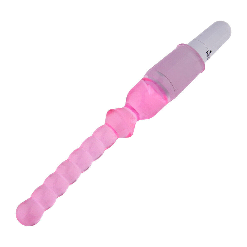 Essentials Vibrating Jelly Anal Beads