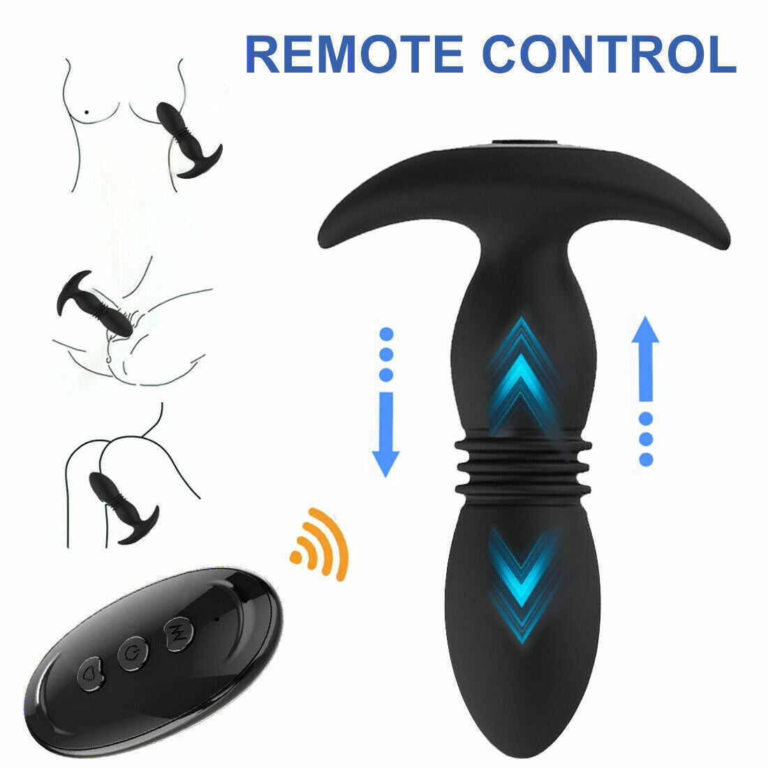 Wistone Telescopic Vibrating Butt Plug