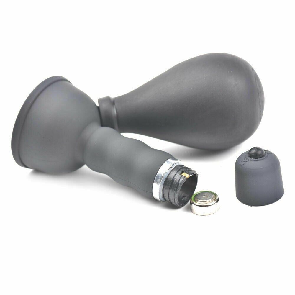 Vibrating Sucking Nipple Massager Enhancer Vacuum Breast Stimulator Toy UK