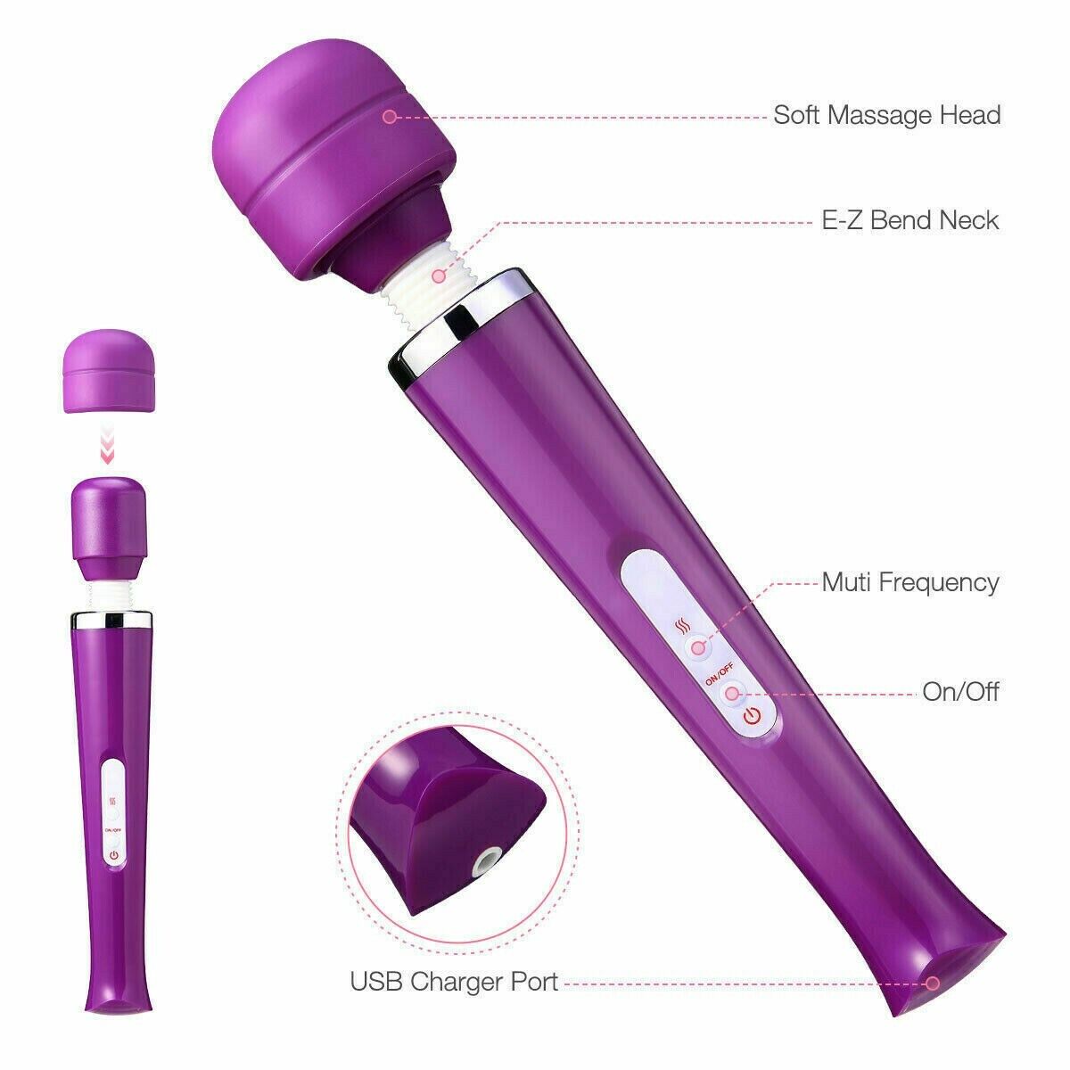 Aphrodite Rechargeable Magic Wand Massager