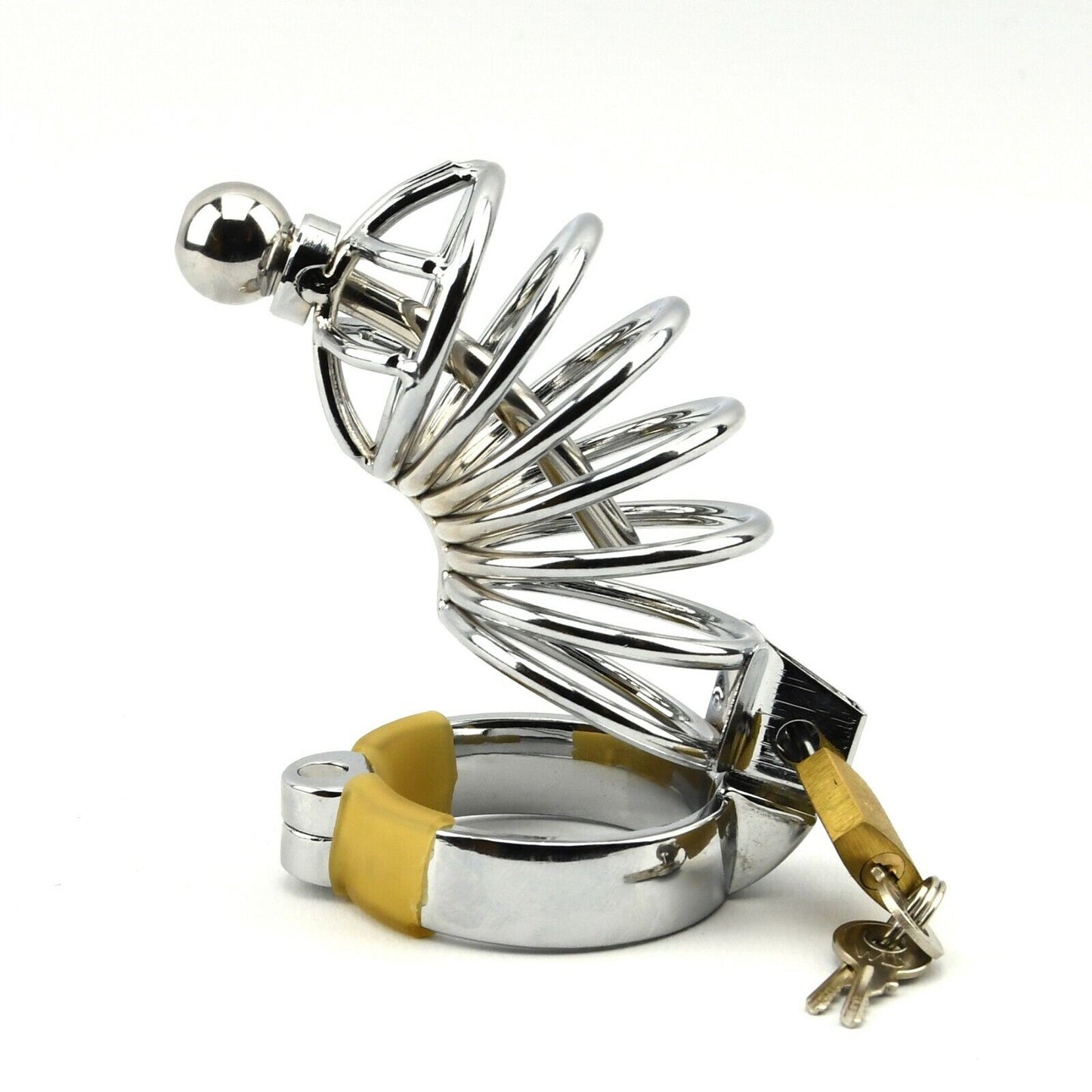 Bondage Impound Corkscrew Penis Plug Chasity Device