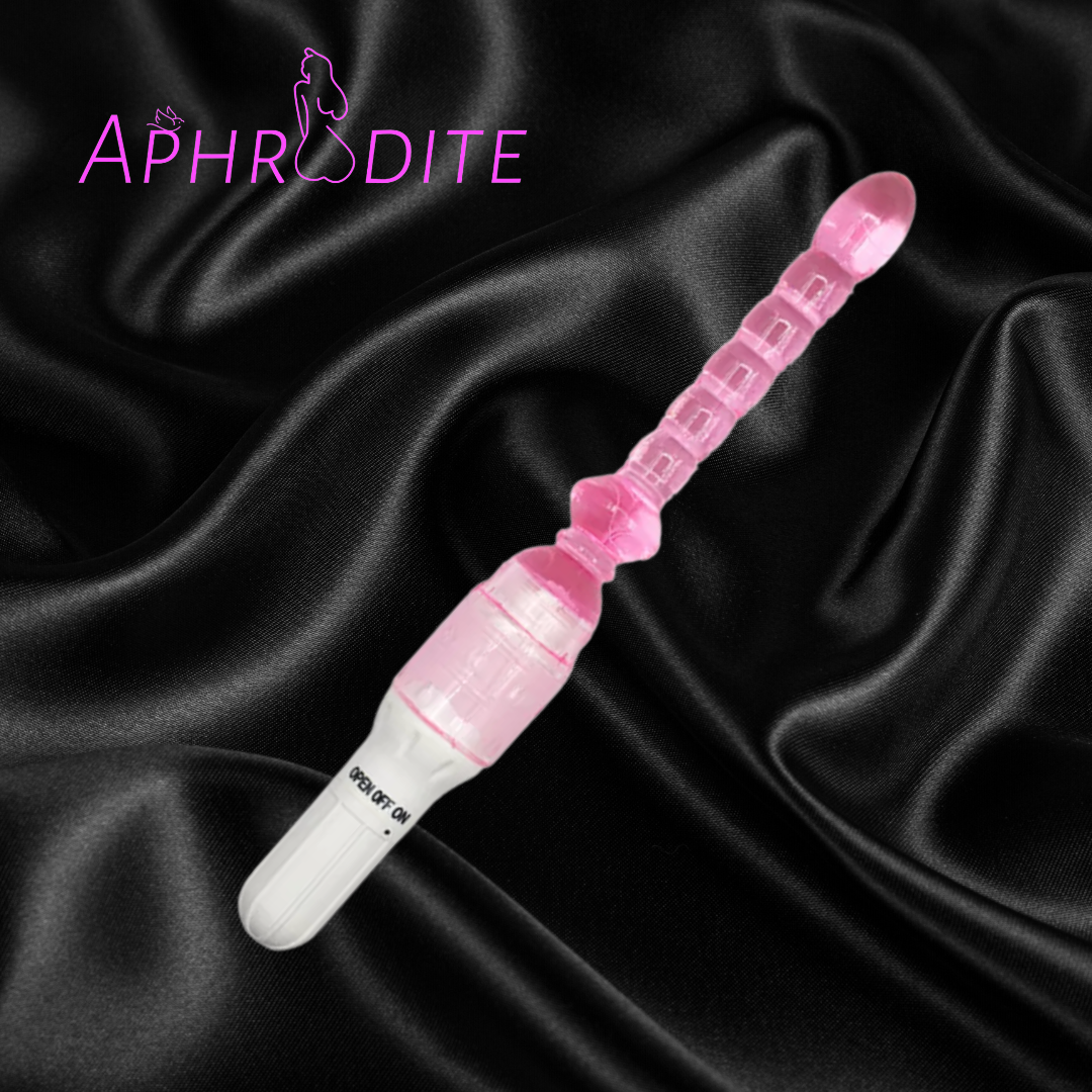 Essentials Vibrating Jelly Anal Beads