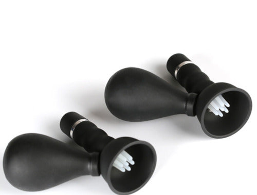 Vibrating Sucking Nipple Massager Enhancer Vacuum Breast Stimulator Toy UK