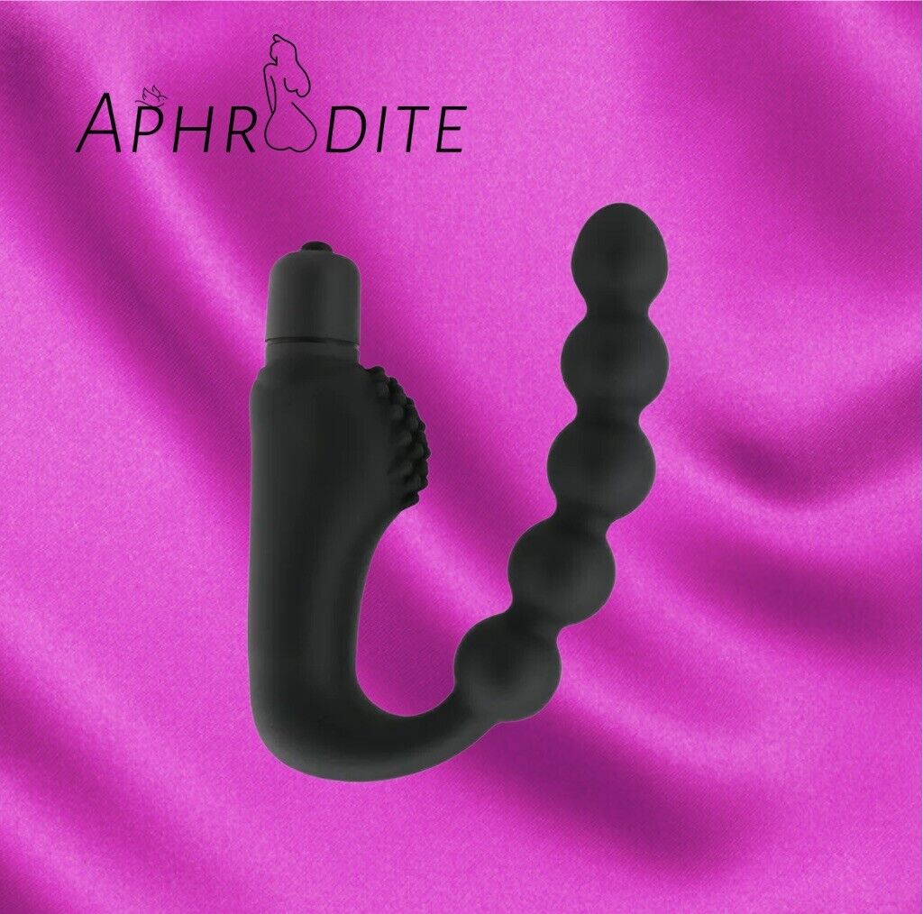 Vibrating Male Prostate Massager Anal Beads Butt Plug