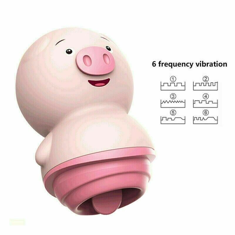 Vibrating Tongue Massager Masturbator