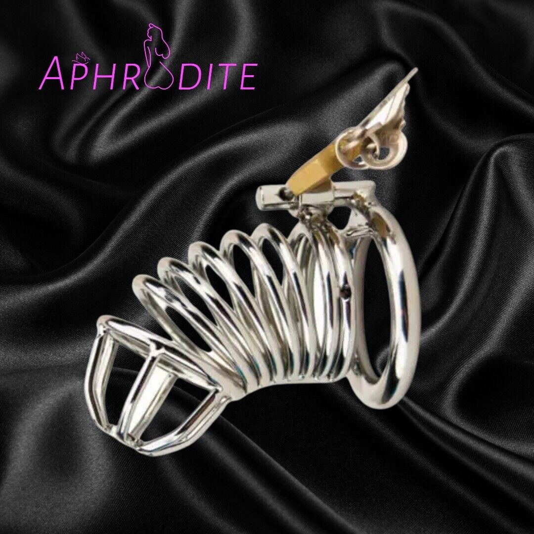 Bondage Impound Spiral Male Chastity Device Cage