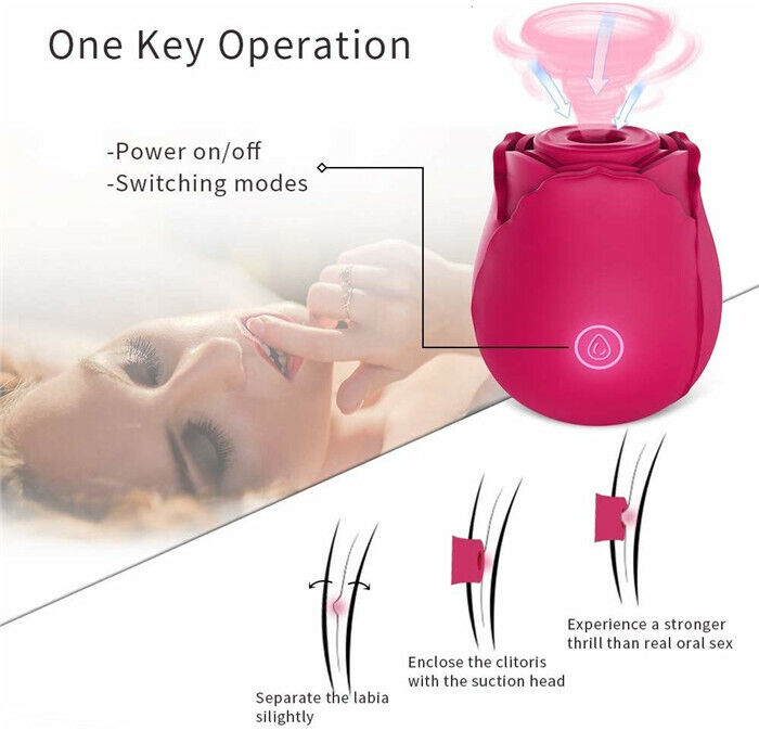 OMYSKY Luxury Rose Suction Vibrator