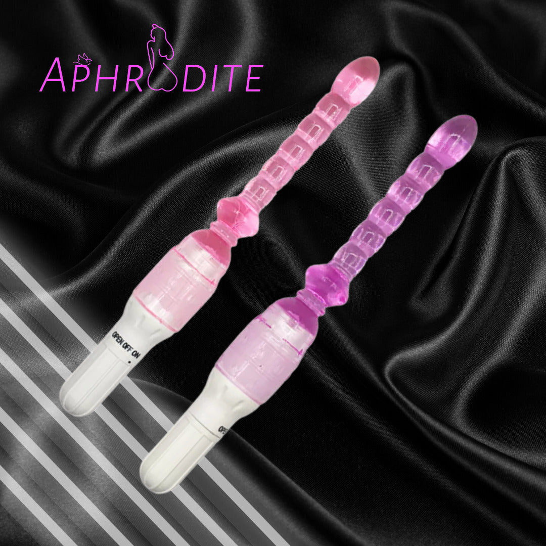 Essentials Vibrating Jelly Anal Beads