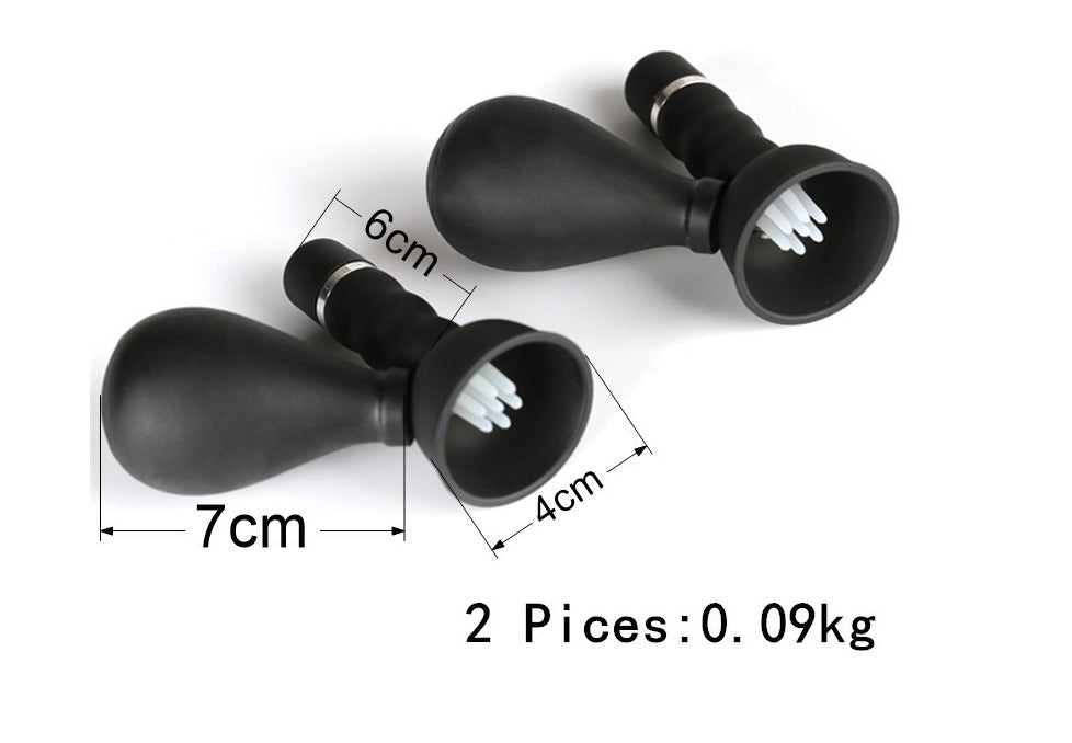 Vibrating Sucking Nipple Massager Enhancer Vacuum Breast Stimulator Toy UK