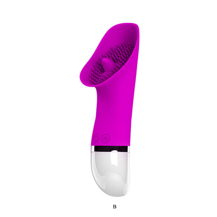 Vibrating Clit Licking Vibrator Tongue Licker Oral Sex Toy 30 Settings