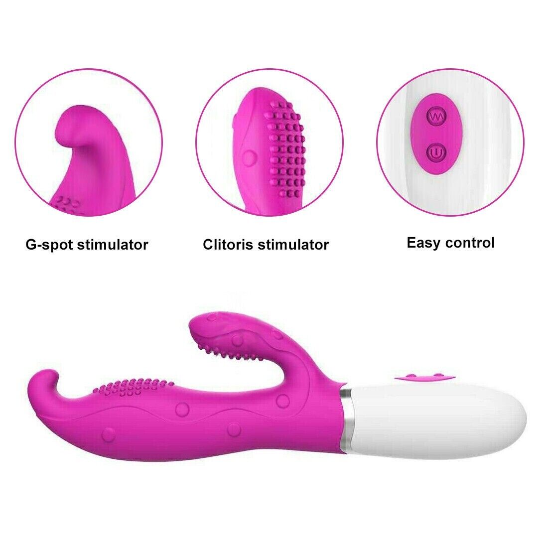 Aphrodite Textured Double Tickler Dildo Vibrator