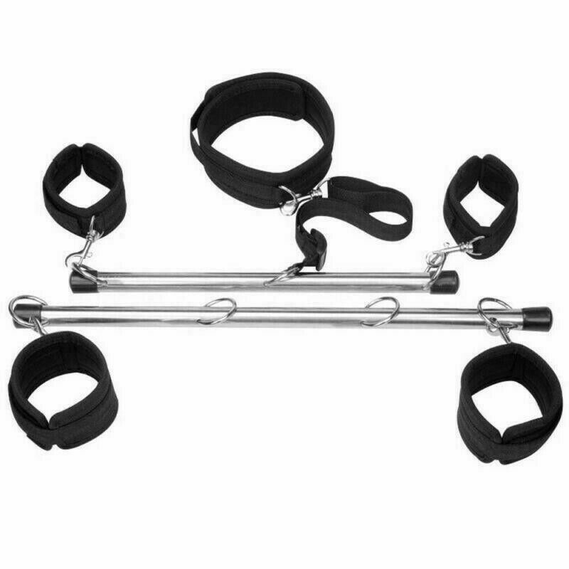 Aphrodite Bondage Wrist & Ankle Cuffs Bar Spreader