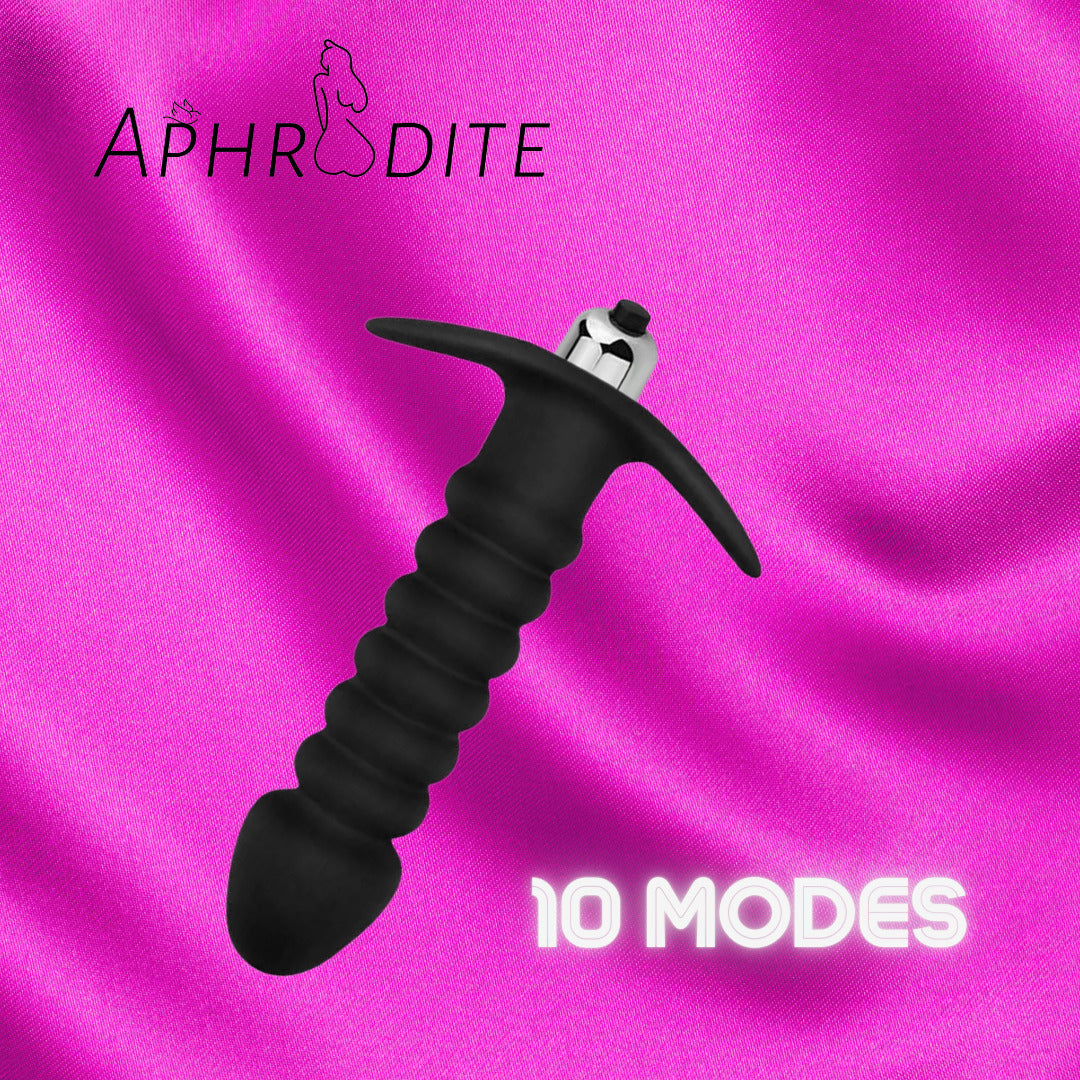 Aphrodite Ribbed Prostate Vibrating Massager