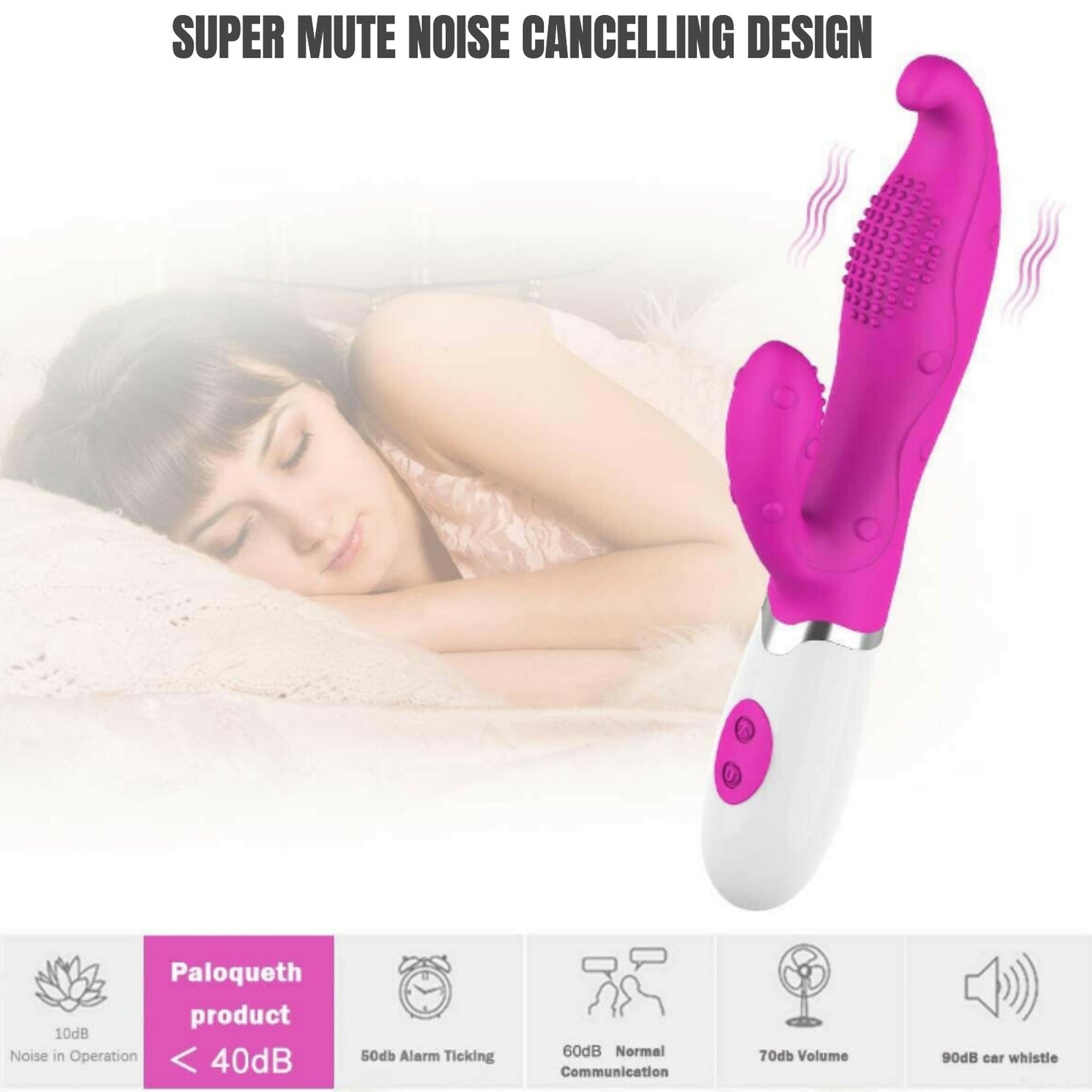 Aphrodite Textured Double Tickler Dildo Vibrator