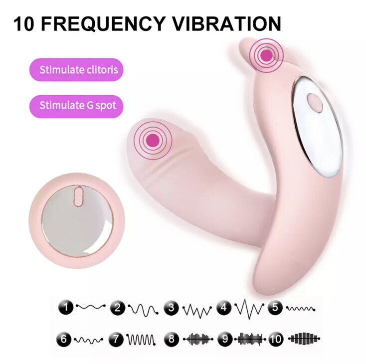 Wearable Butterfly Dildo Vibrator Wireless Remote Control Adult Sex Toys