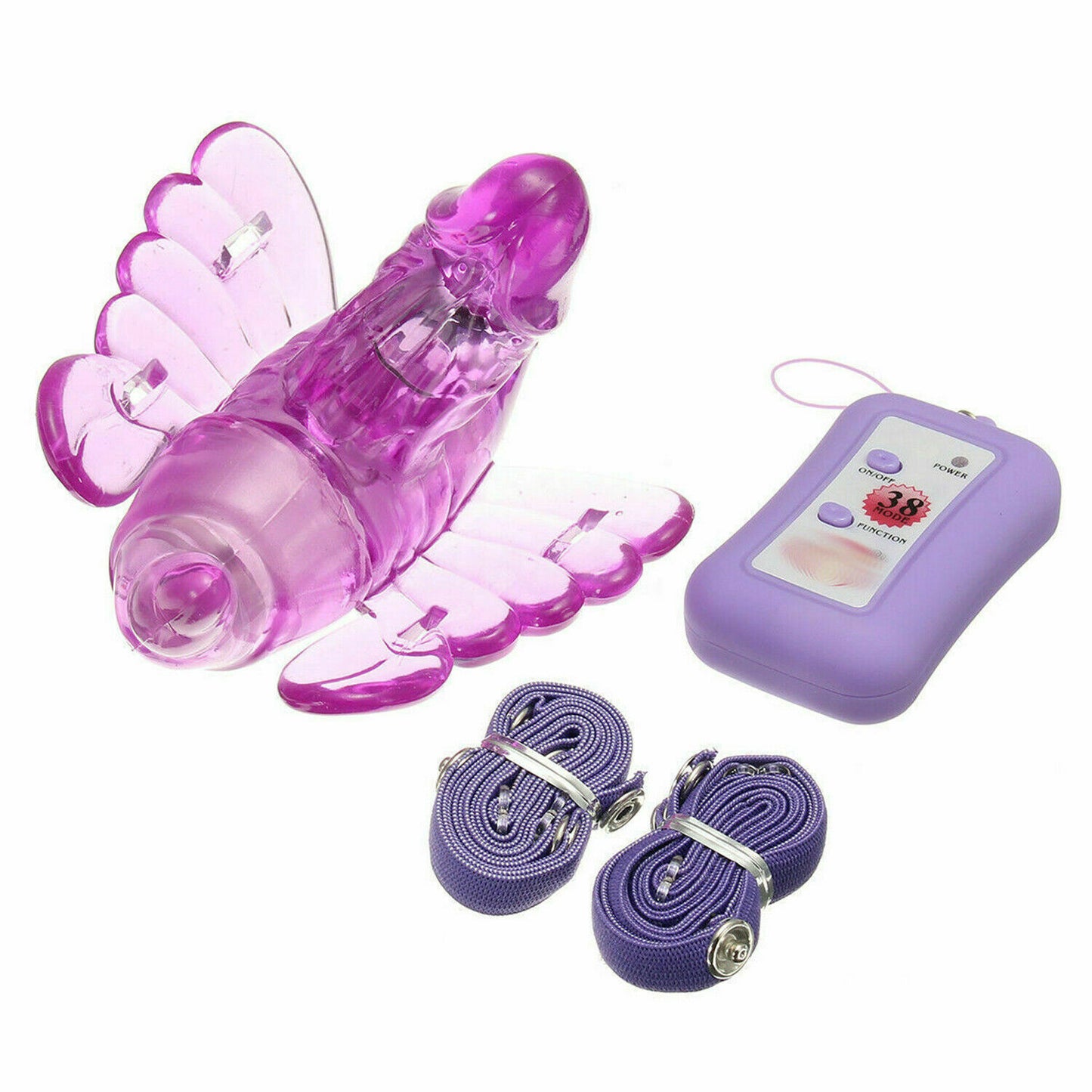 Wireless Wearable Butterfly Strap-on Dildo Vibrator For Women Couples Sex Toys