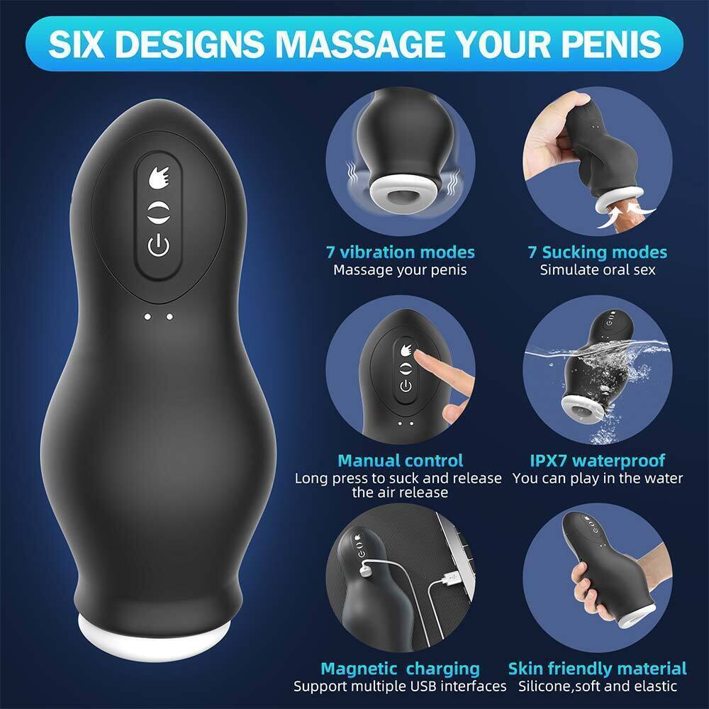 Dragon Suction Automatic Sucking Cup Electric Toy For Male USB Long Training
