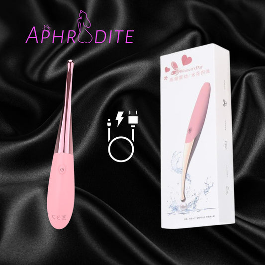Orgasm Finger Vibrator G-Spot Dildo Clit Nipple Sleek Wand Massager Adult Toy