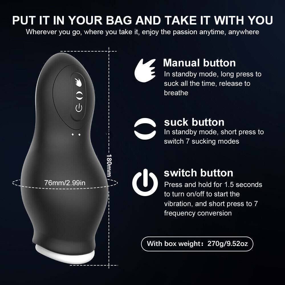 Dragon Suction Automatic Sucking Cup Electric Toy For Male USB Long Training