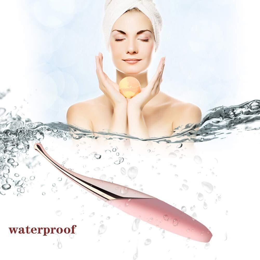 Orgasm Finger Vibrator G-Spot Dildo Clit Nipple Sleek Wand Massager Adult Toy
