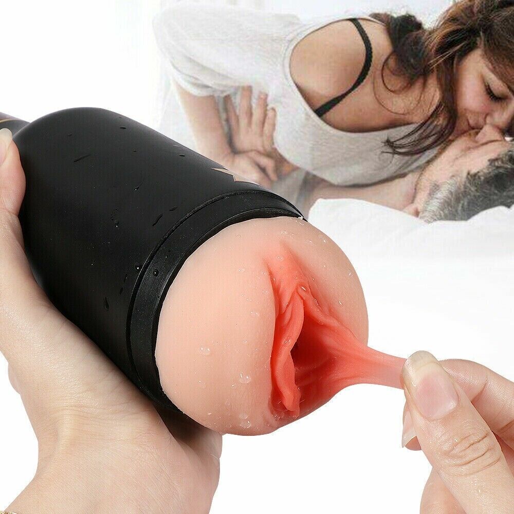 Male Pussy Life Like Flesh Pussy Masturbator Cup Beer Bottle Penis Secret Santa