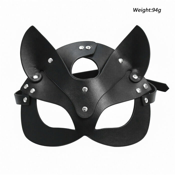 Sexy Lingerie Bunny Hot Leather Animal Mask Exotic Headgear Slave UK HALLOWEEN