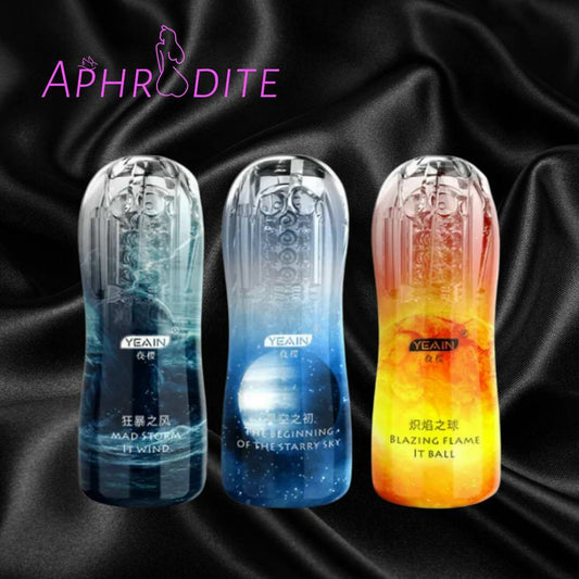 Vibrating Realistic Male Masturbator Sex Toy Blow Job Mouth Anal Vagina Vibrator