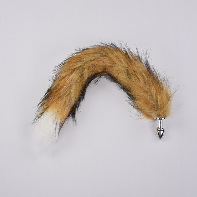 Aphrodite Faux Fur Fox Tail Anal Plug