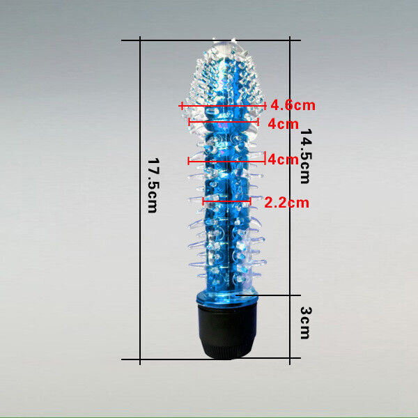 Essential Jelly Soft Spike Vibrator Dildo