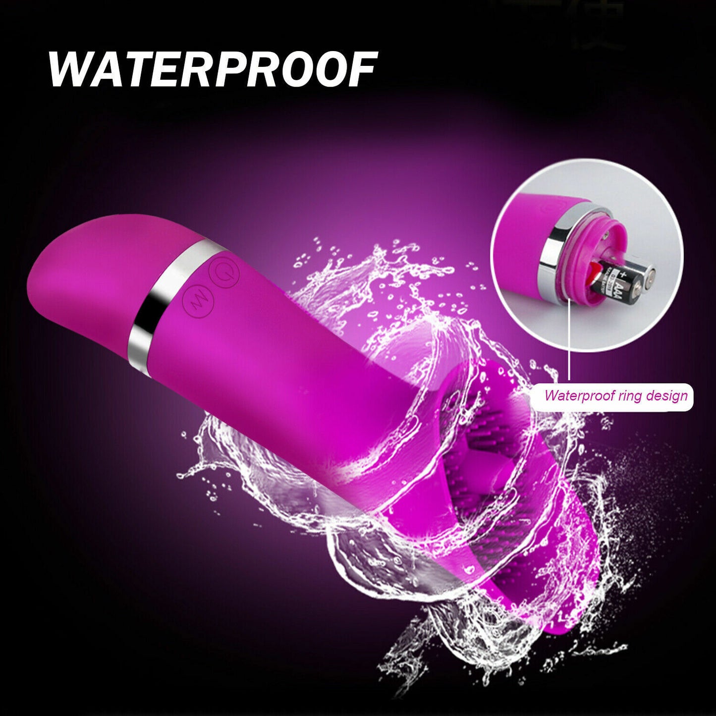 Vibrating Clit Licking Vibrator Tongue Licker Oral Sex Toy 30 Settings