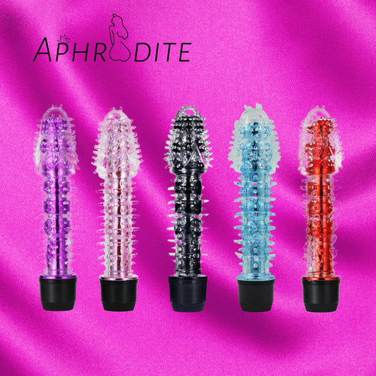 Essential Jelly Soft Spike Vibrator Dildo