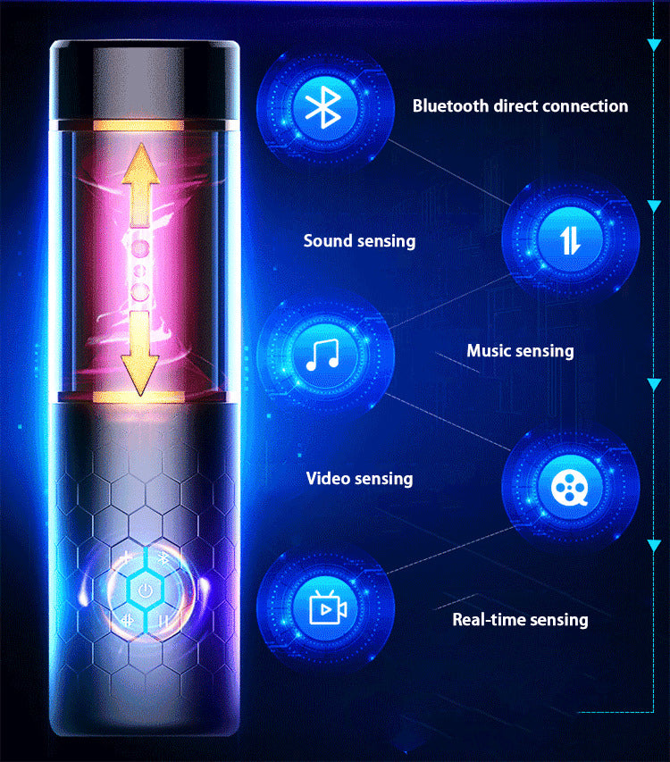 4D Luxury Bluetooth Interactive Pussy Masturbator