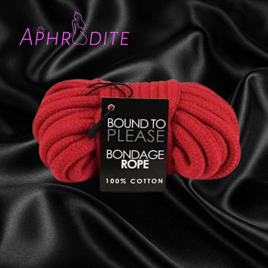 Bound to Please Red Bondage Tie Rope