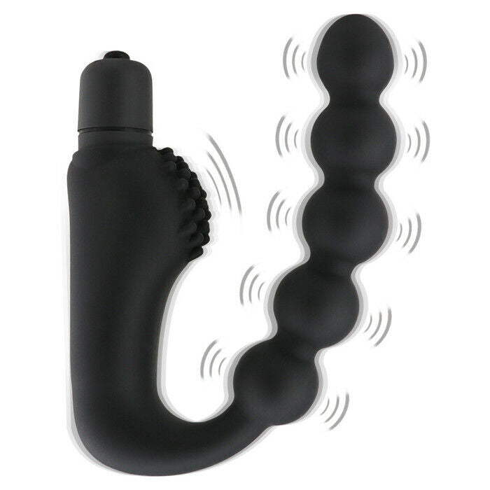 Vibrating Male Prostate Massager Anal Beads Butt Plug
