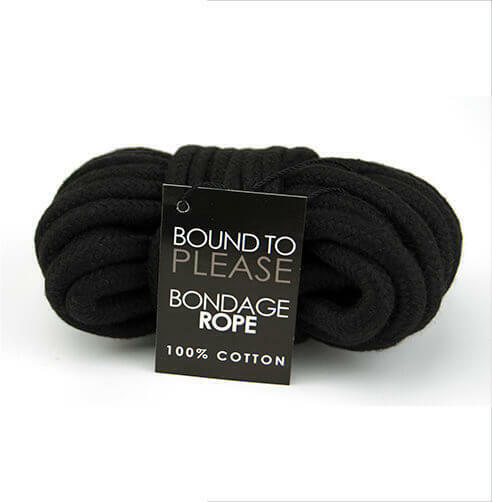 Bound to Please Black Bondage Tie Rope