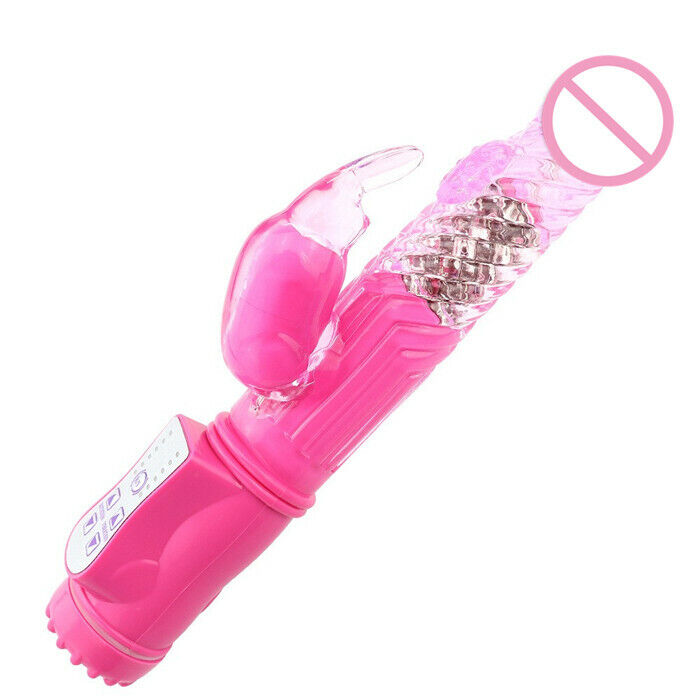 Multi Speed Vibrating Adult Rabbit Dildo With Rotating Beads