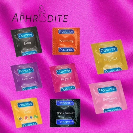 Pasante Condoms • Free & Discrete P&P • 8 Variations inc flavoured & extra safe
