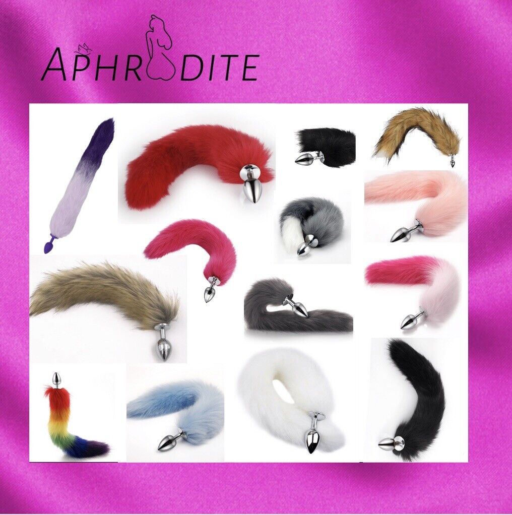 Aphrodite Faux Fur Fox Tail Anal Plug