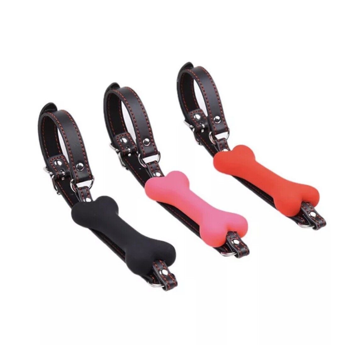 Aphrodite Bondage Dog Bone Ball Gag Restraint