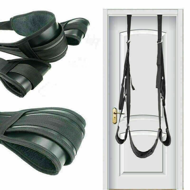 Door Sex Swing Couple Love Leather Hanging Bondage Restraints  Leg Spreader BDSM